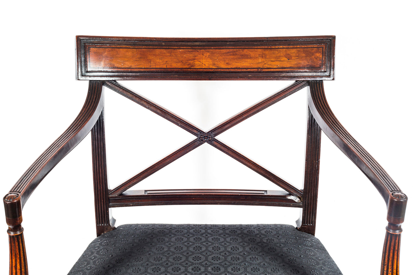 Fine George III Mahogany Armchair, Attributed to Gillows