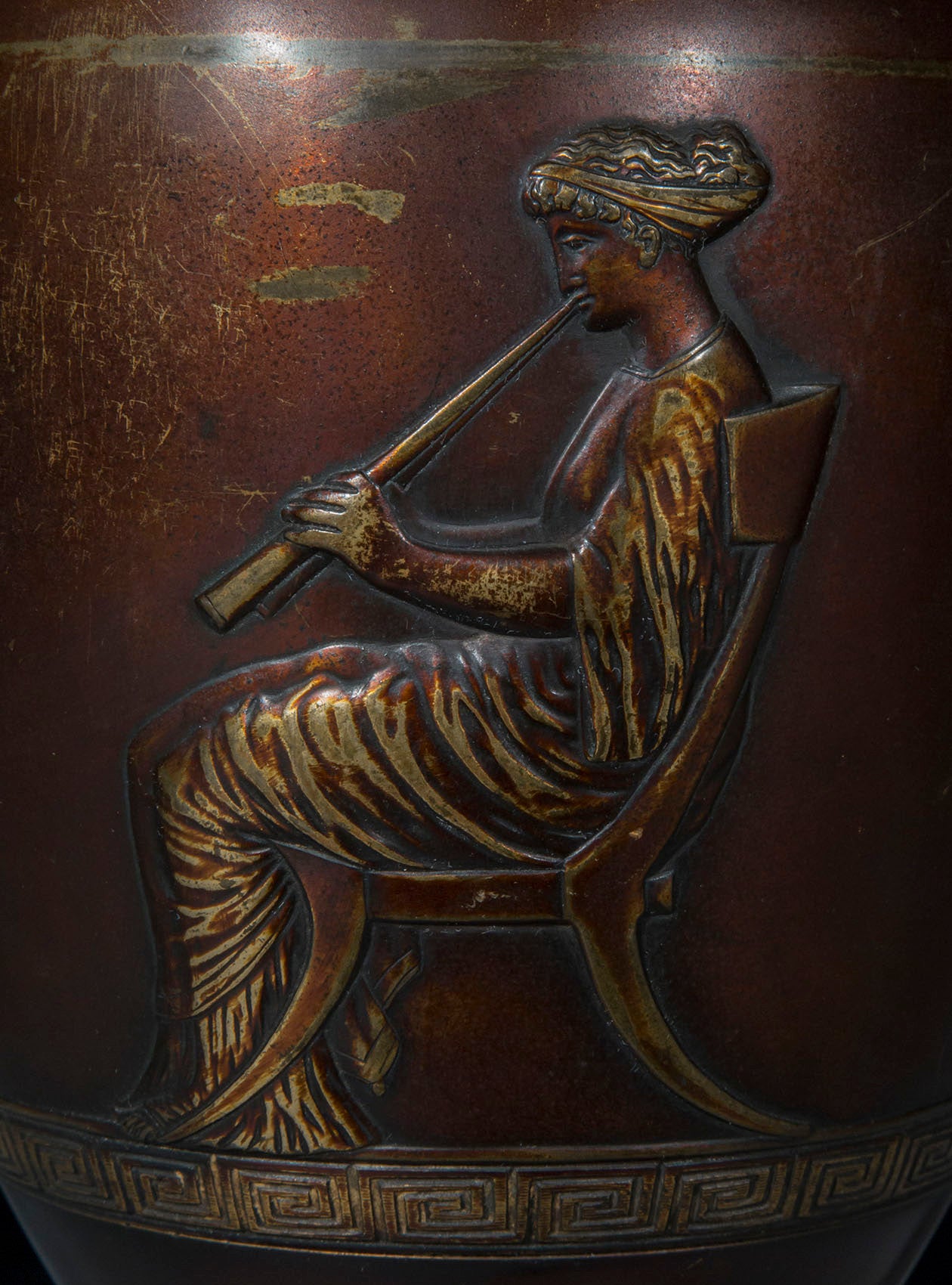 Grand Tour Bronze Vase Table Lamp