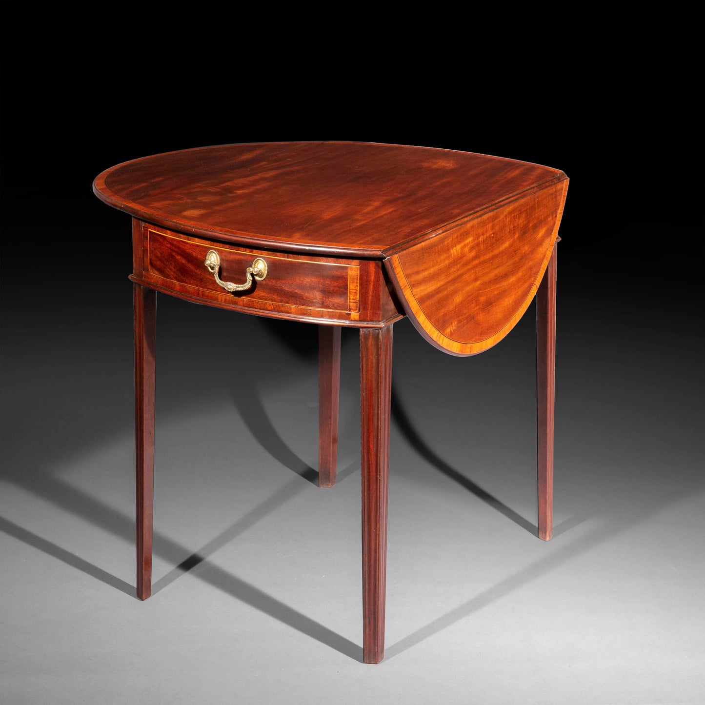 George III Oval Pembroke Table