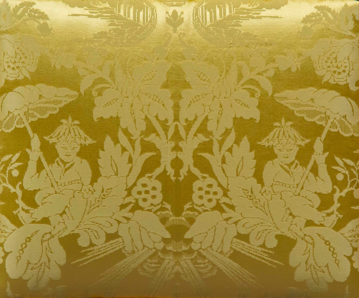 Regency Chinoiserie X-Frame Stool