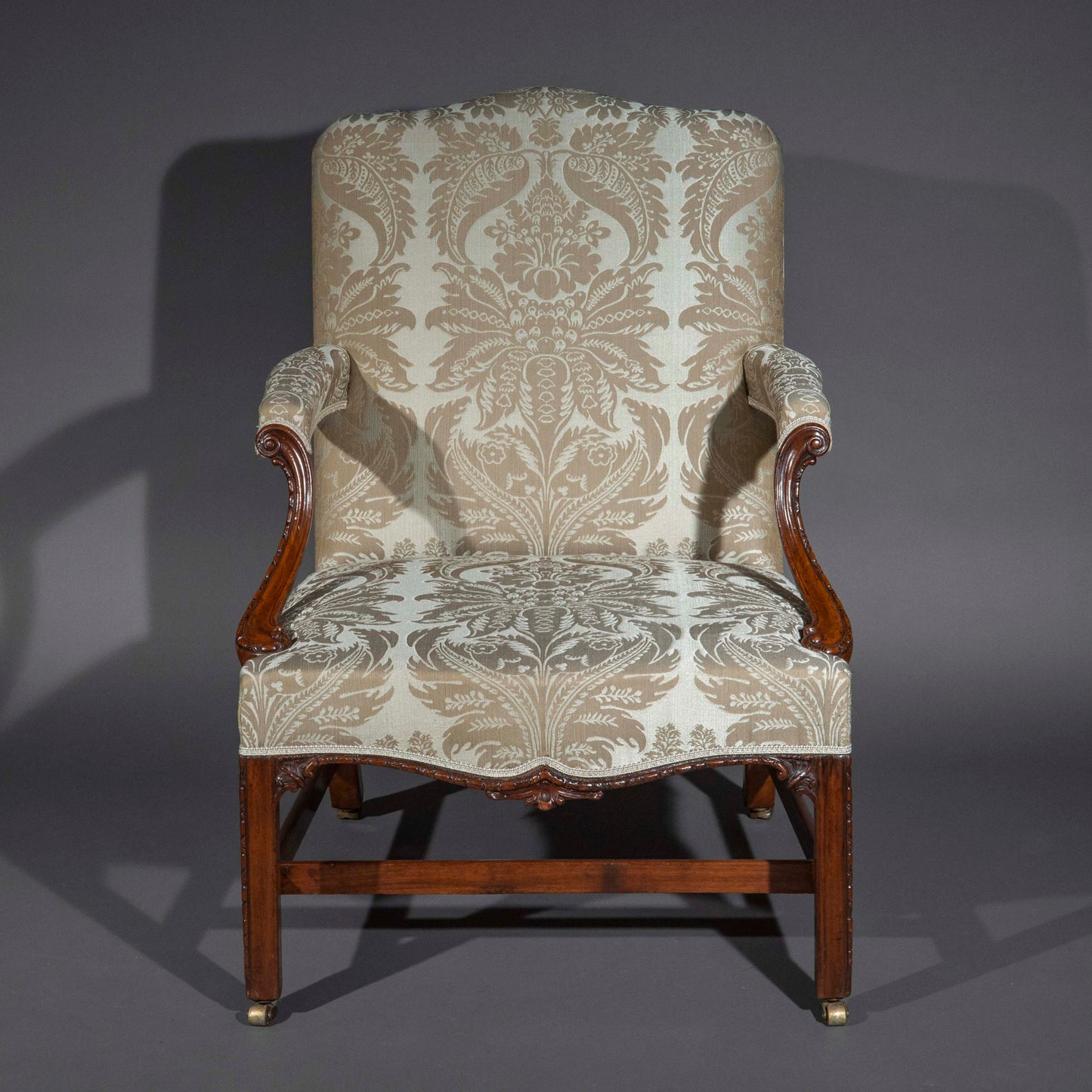 Fine Chippendale Gainsborough Armchair