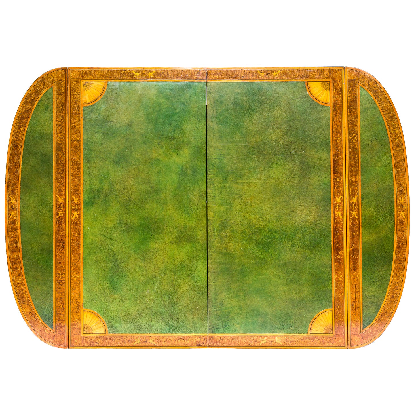 Exceptional Neoclassical Library Table by Howard & Sons