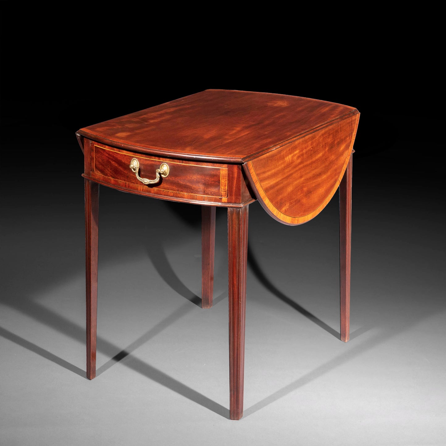 George III Oval Pembroke Table
