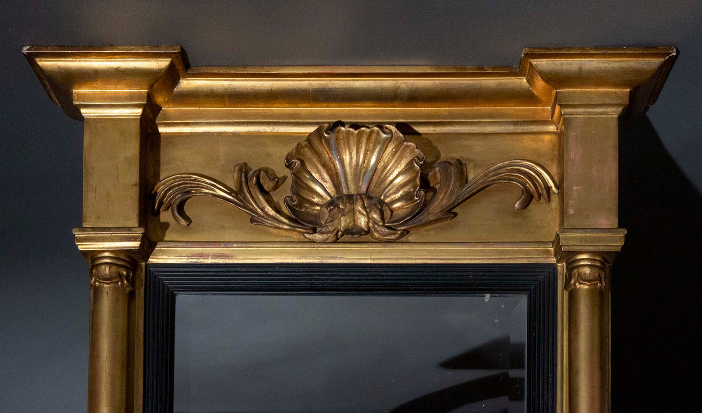 Regency Giltwood Overmantel Mirror