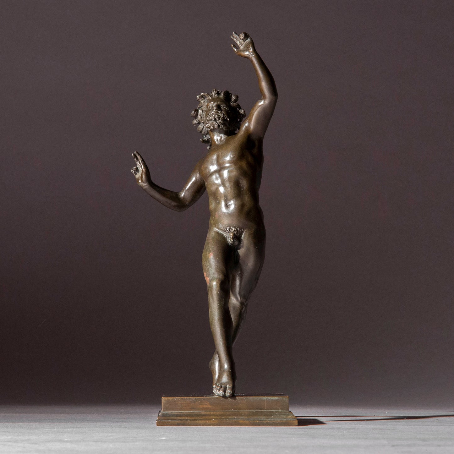 Grand Tour Bronze Dancing Faun of Pompeii