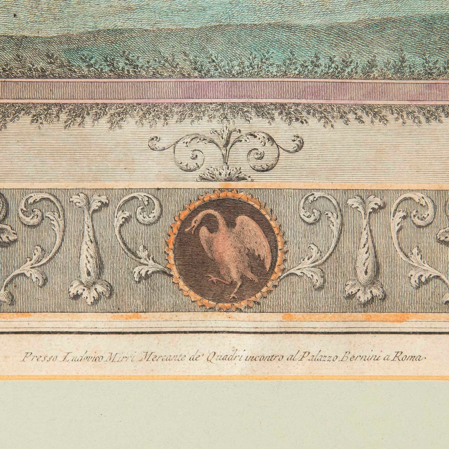 Large 18th Century Grand Tour Etching