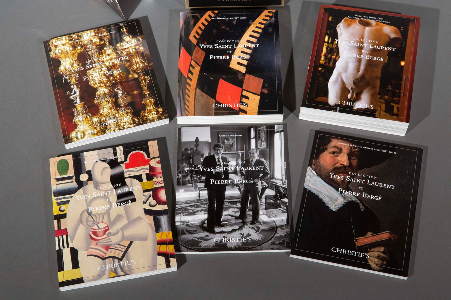 Collection Yves Saint Laurent et Pierre Bergé, Set of Christie's Catalogues