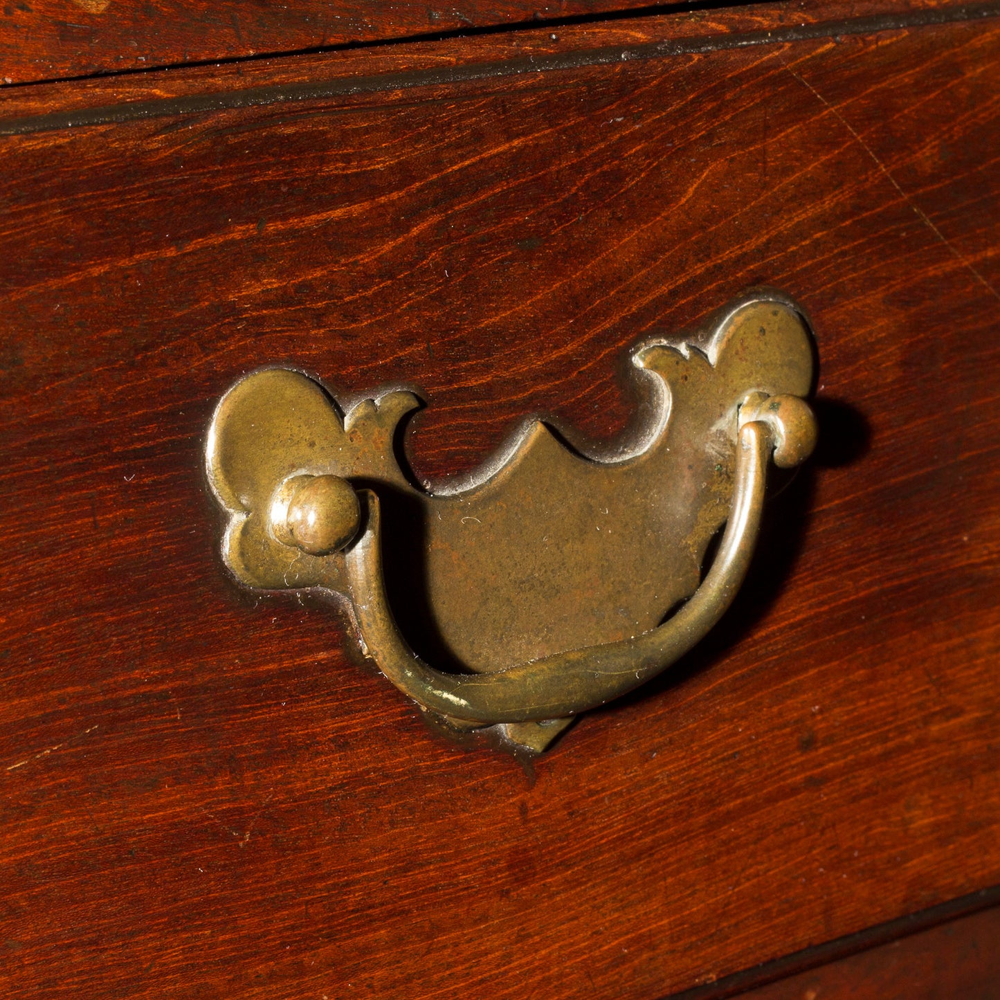 Fine George II Red Walnut Chest of Drawers