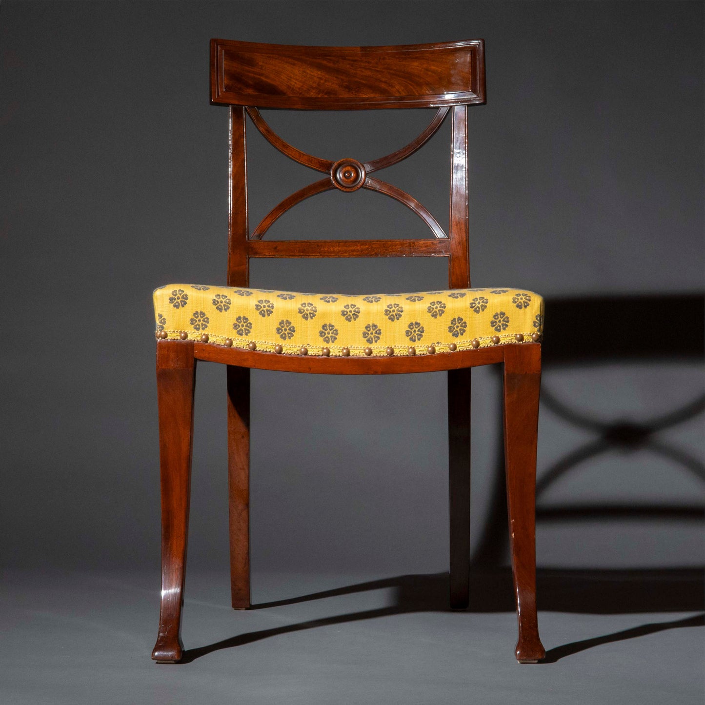 Set of Six Regency Klismos Dining Chairs, attributed to Gillows