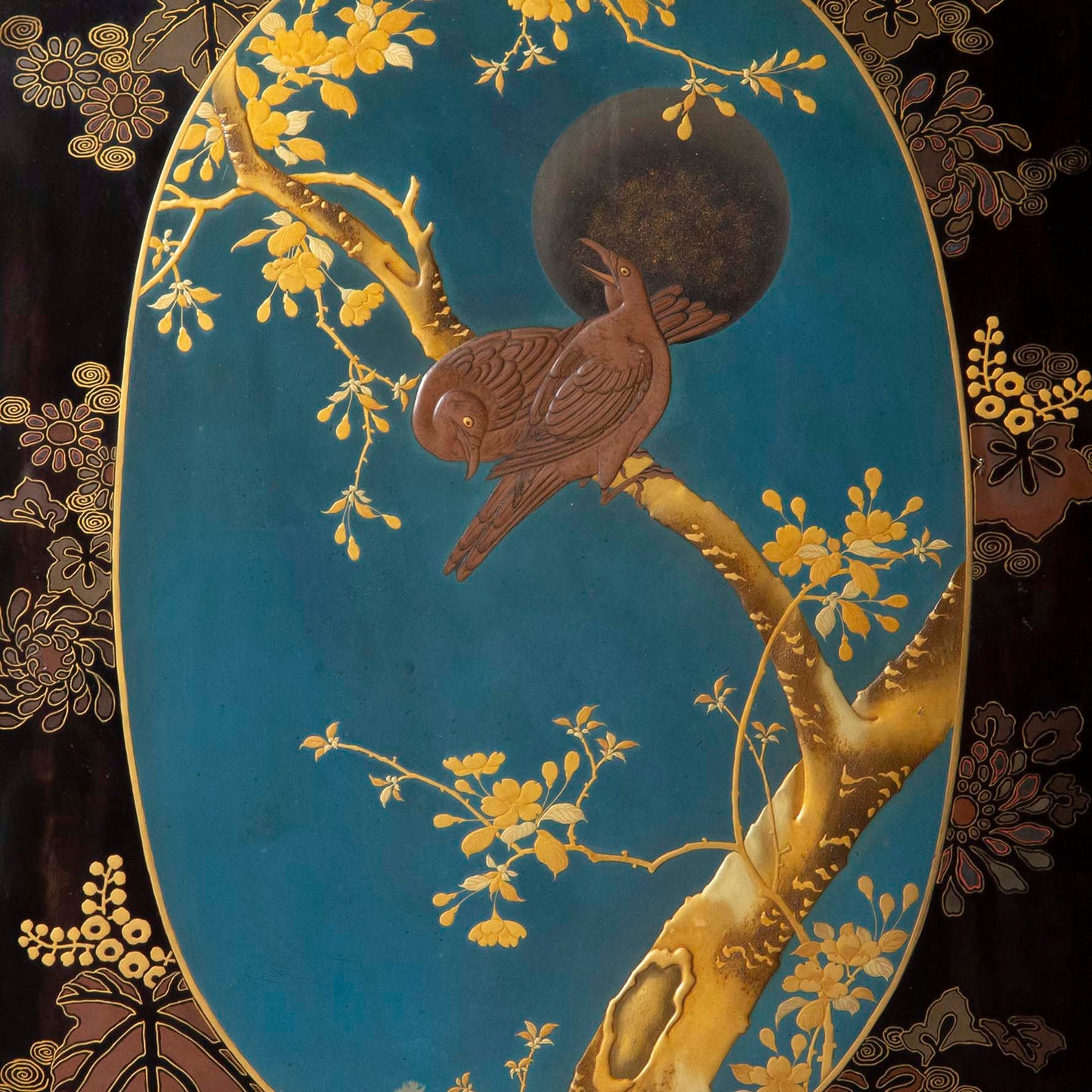 Pair of Chinoiserie Lacquer Panels