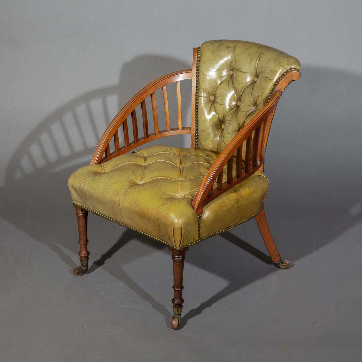 Unusual 19th Century Slipper Chair