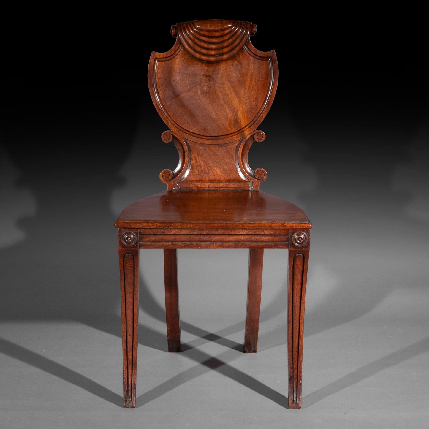 Regency Klismos Hall Chair, possibly by Gillows