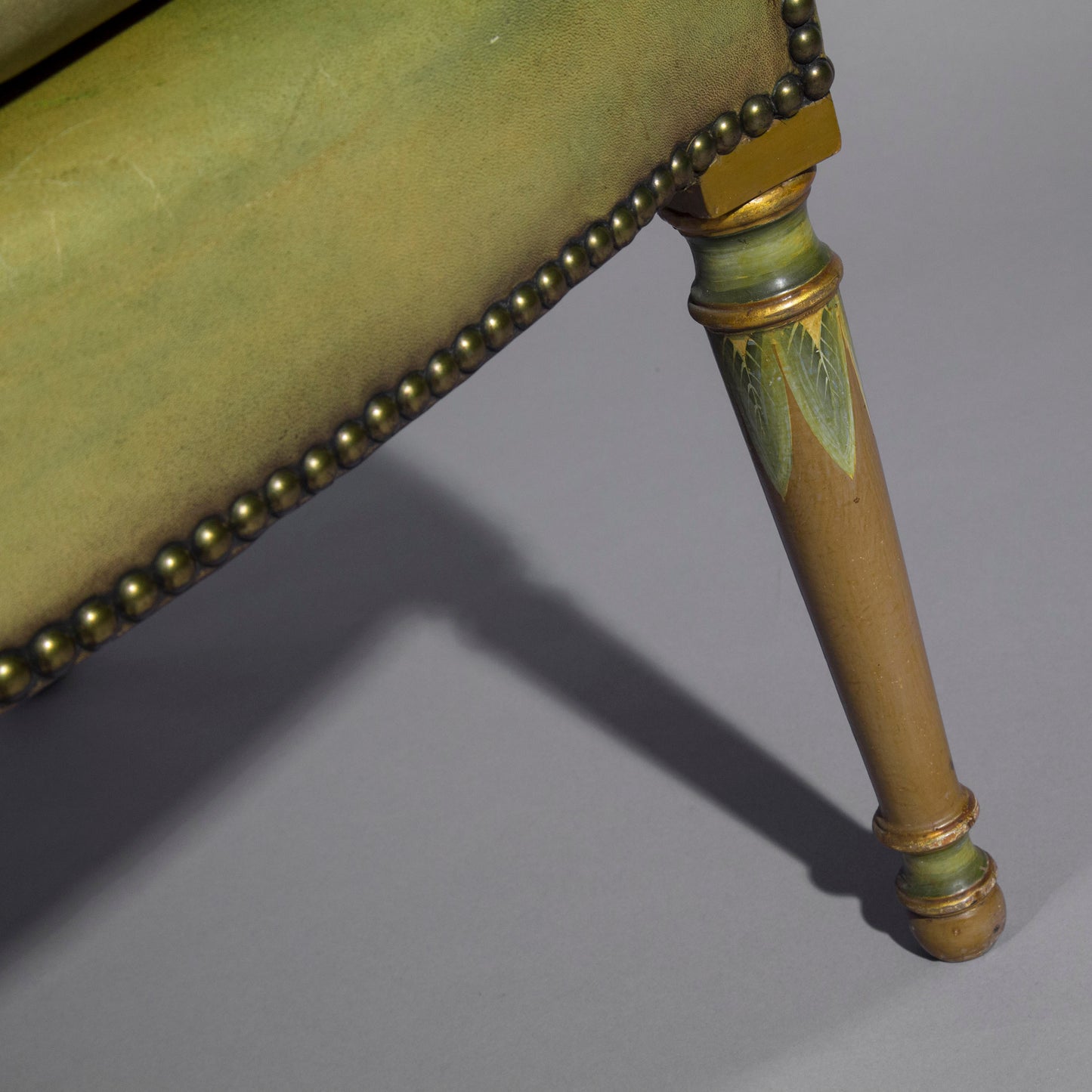 Fine 19th Century Leather Armchair