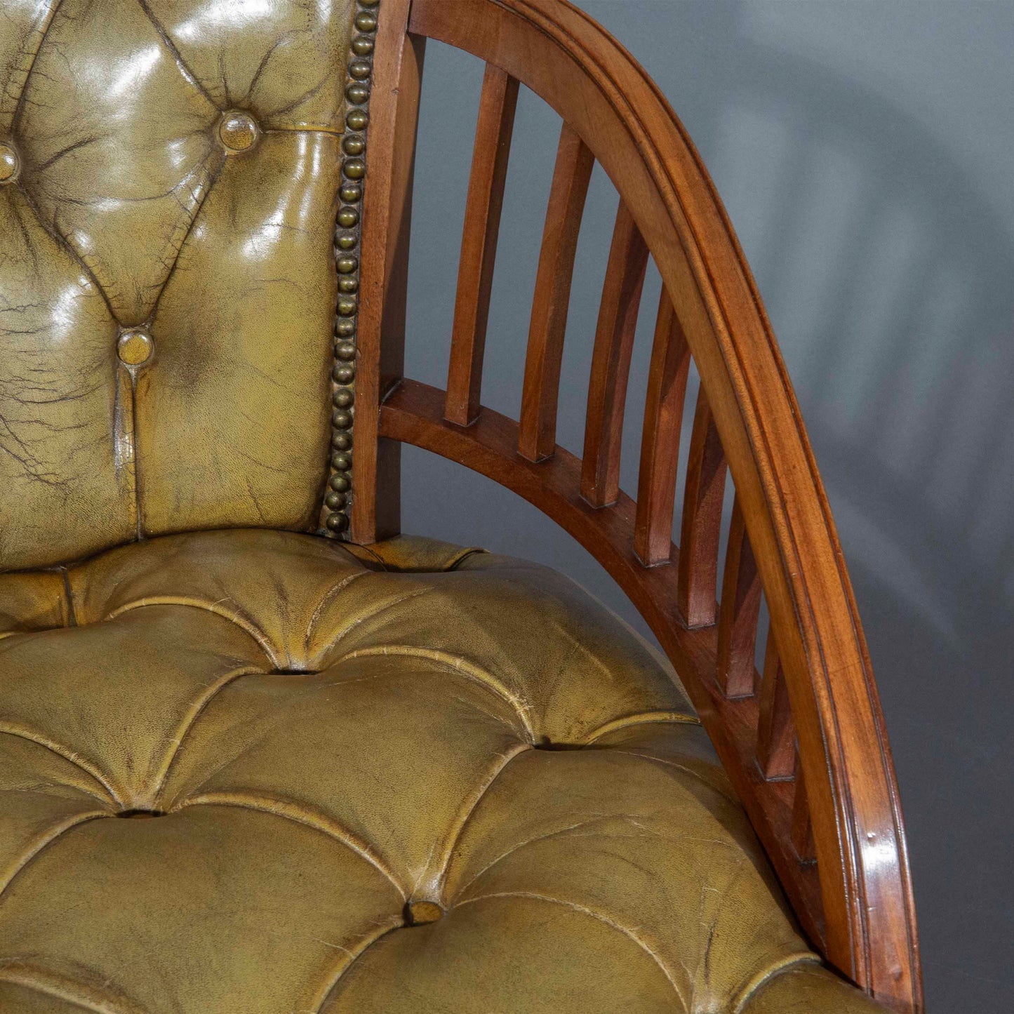 Unusual 19th Century Slipper Chair