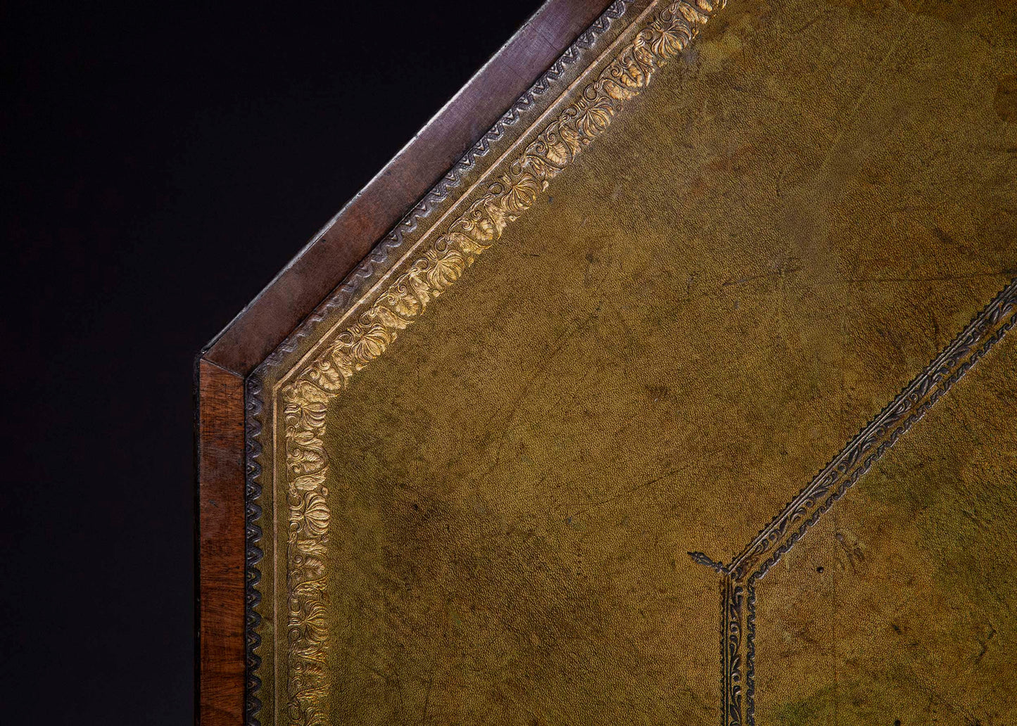 Unusual George III Octagonal Library Table