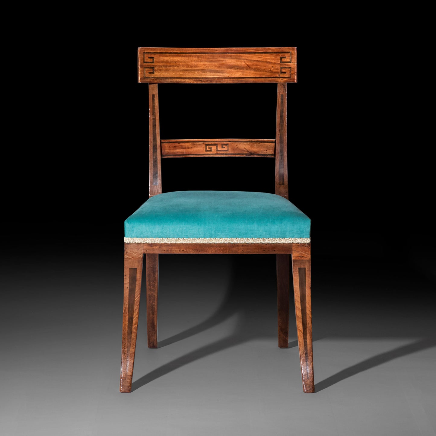 Set of Six Regency Klismos Dining Chairs, attributed to Gillows