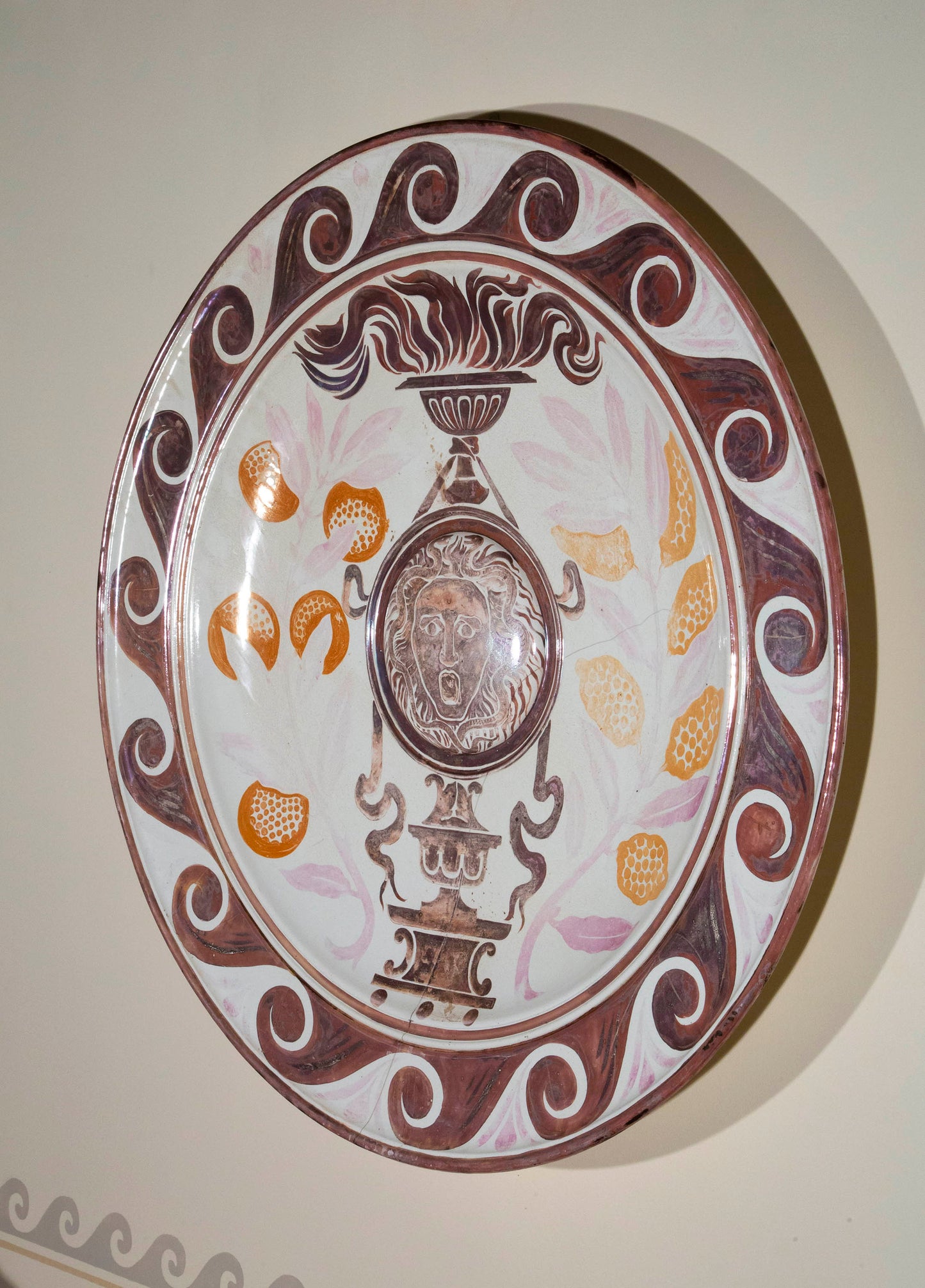 Monumental Arts and Crafts Exhibition Wall Charger