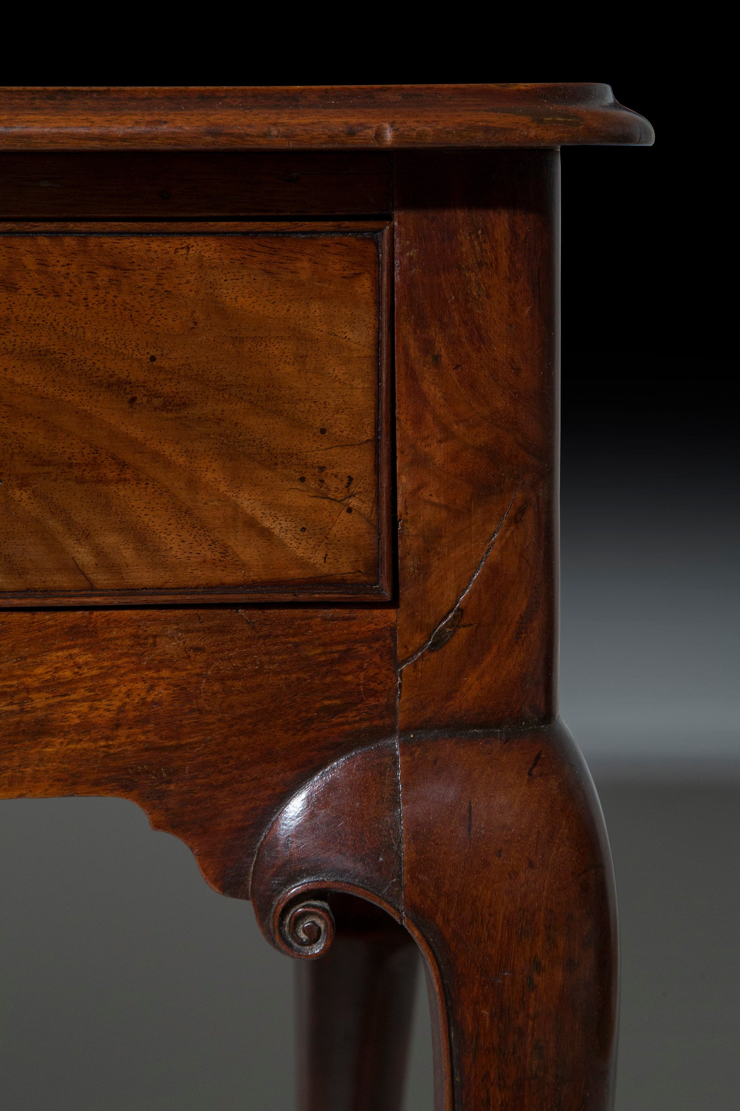 George II Walnut Lowboy