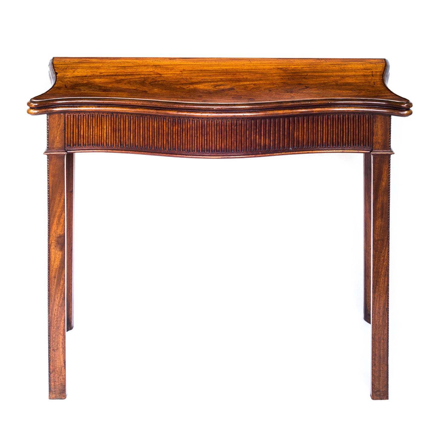 Fine George III Hepplewhite Mahogany Tea Table