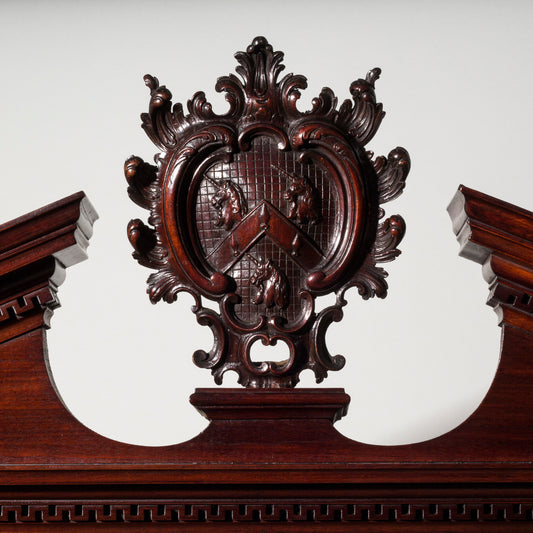 Fine George II Chippendale Bureau Bookcase