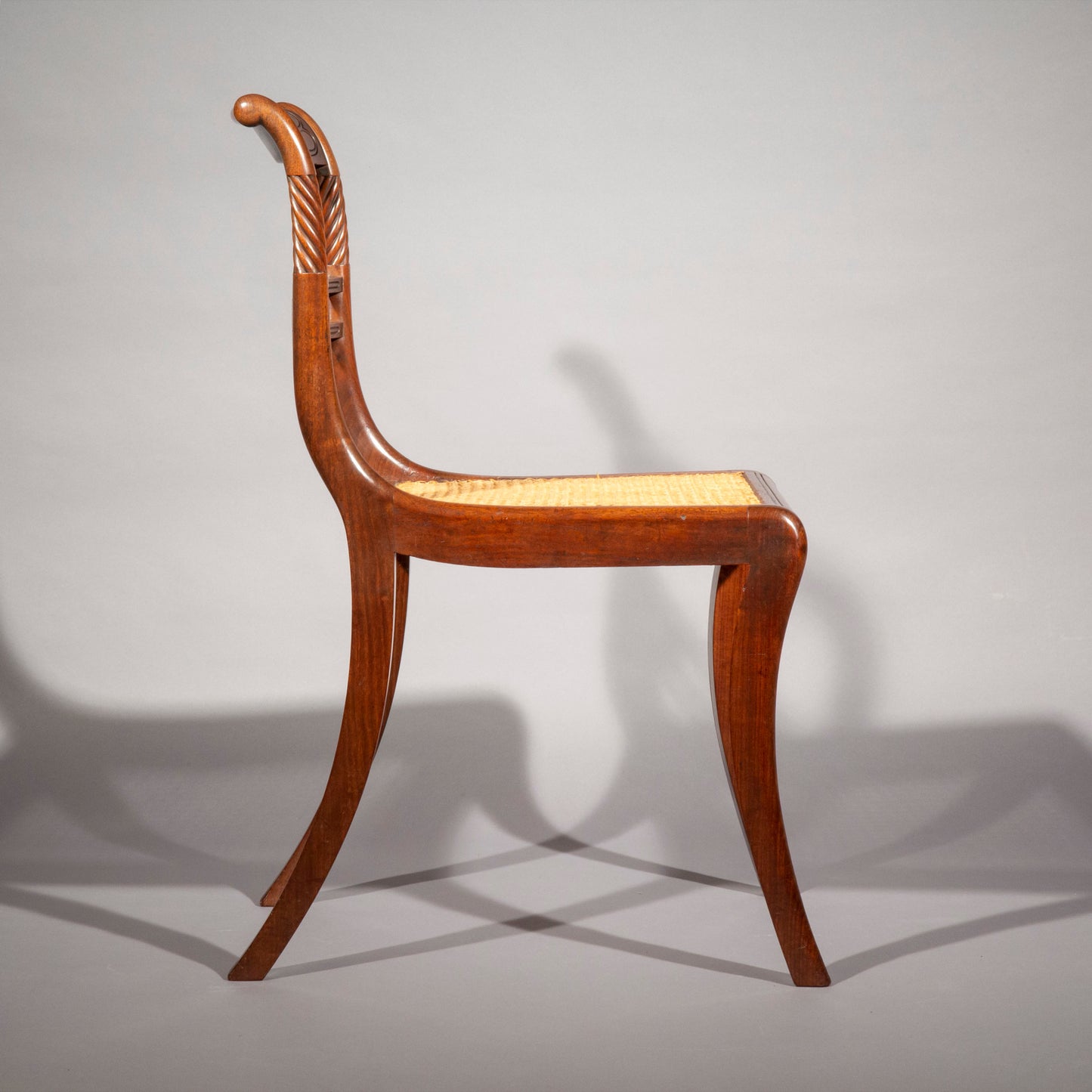 Set of Twelve Regency Klismos Chairs, attributed to Gillows