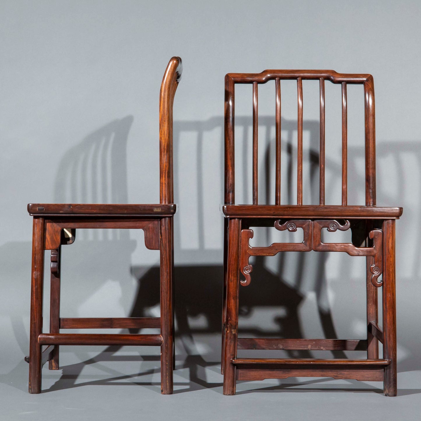 Fine Pair of Qing Dynasty Huanghuali Chairs or Meiguiyi