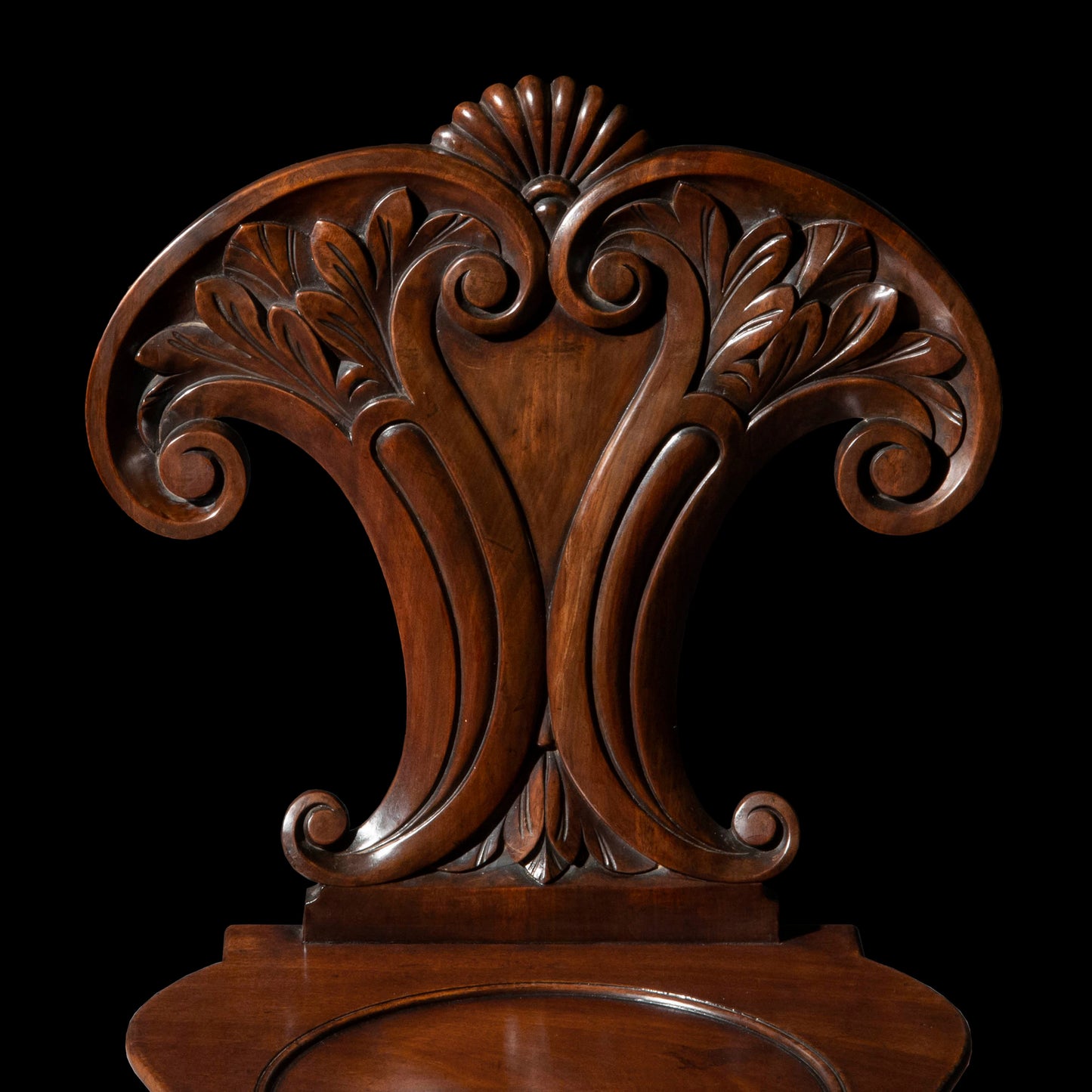 Pair of Regency Hall Chairs, attributed to Gillows