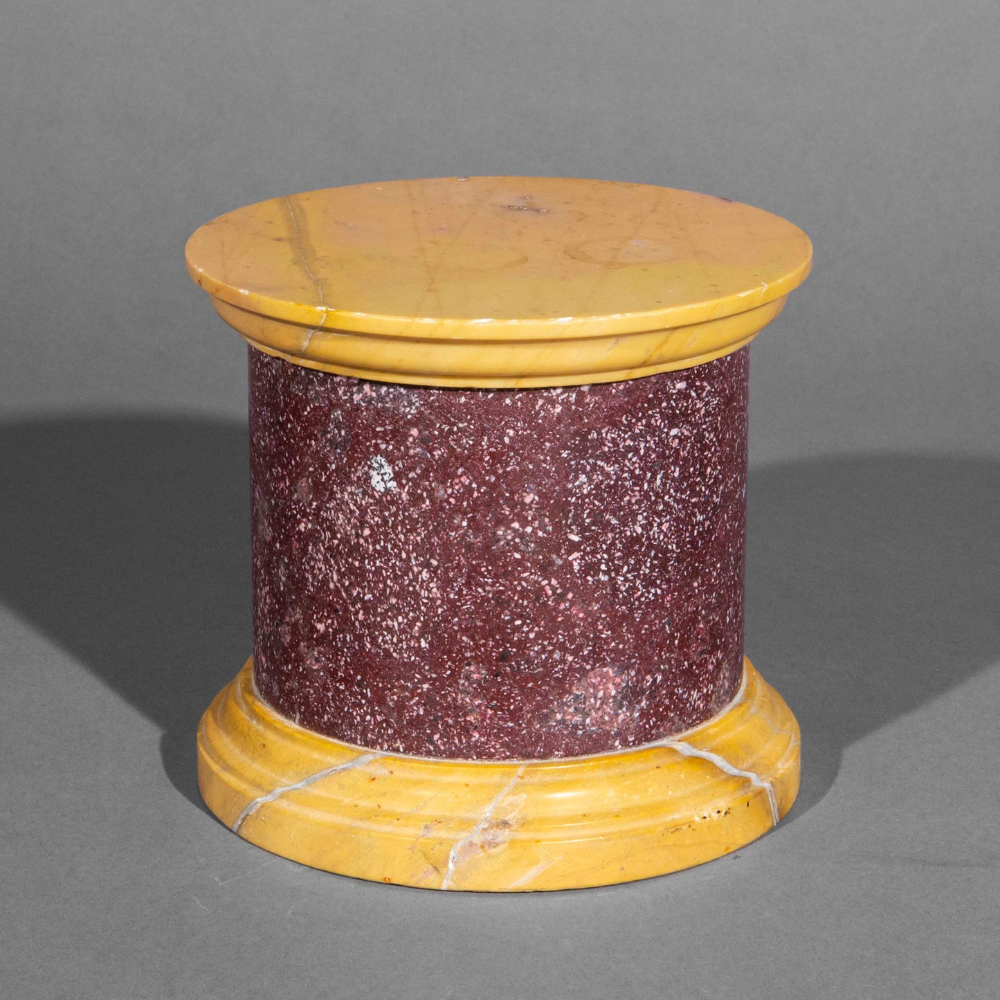 Large Grand Tour Red Porphyry Column