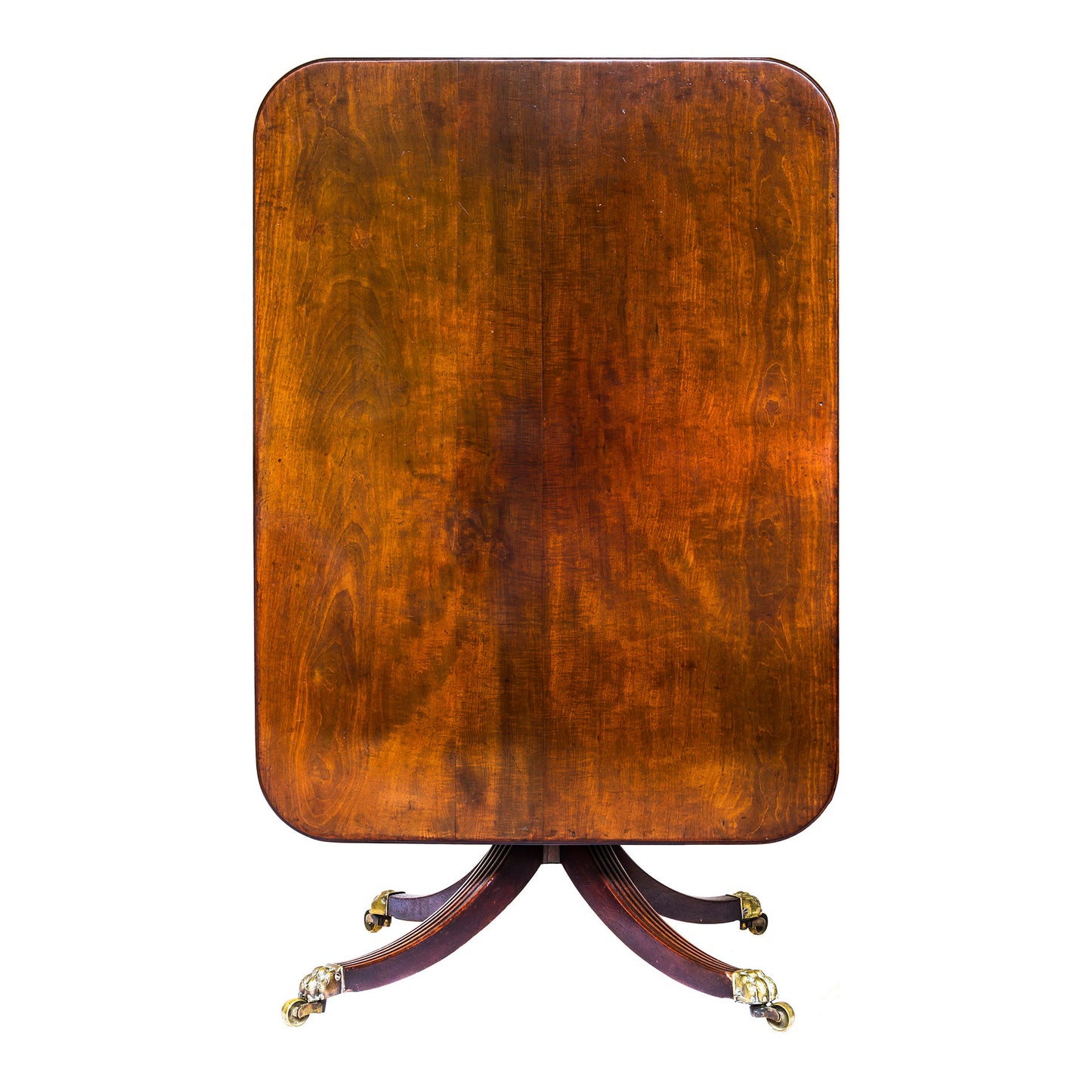Fine George III Figured Mahogany Breakfast Table