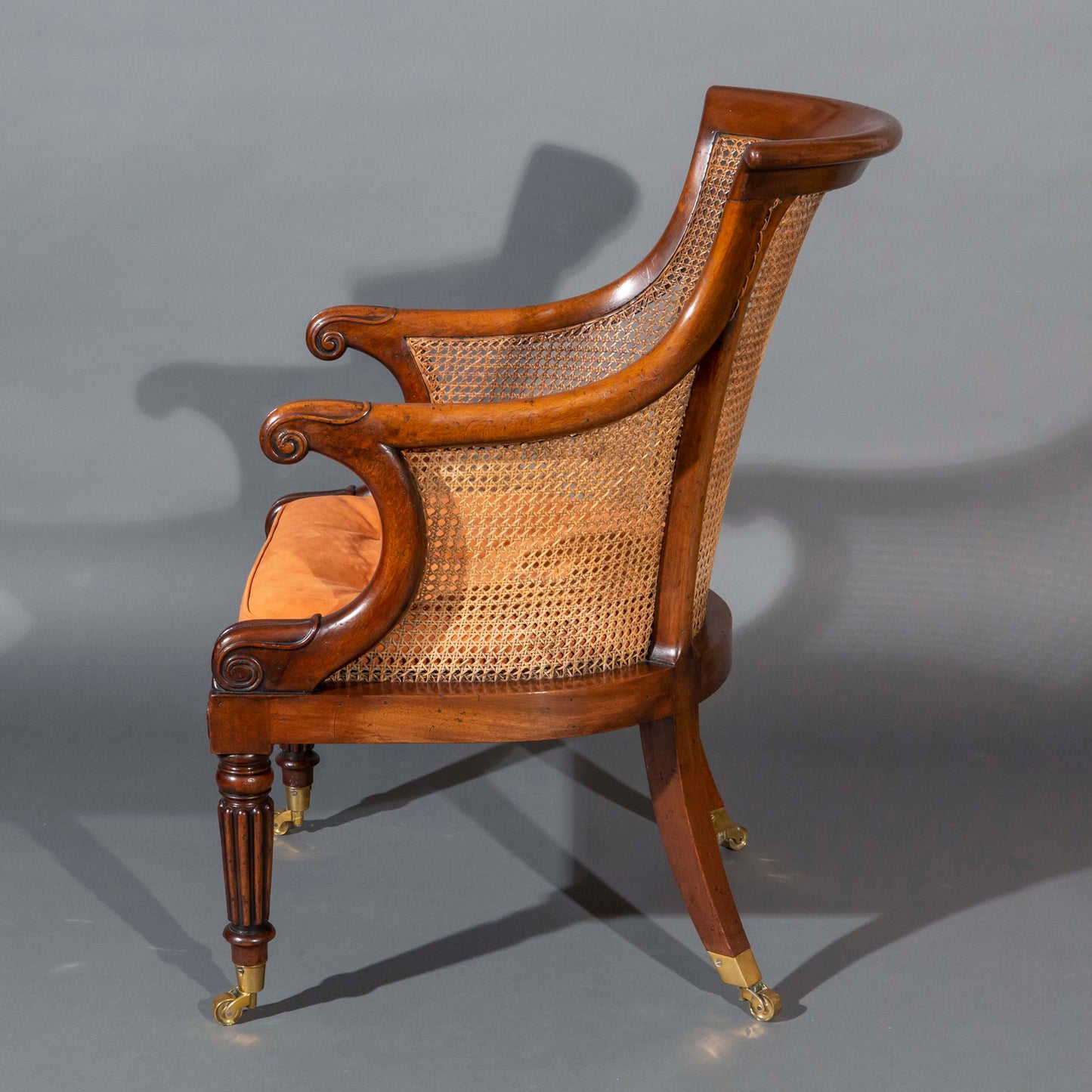 Pair of Regency Bergère Armchairs
