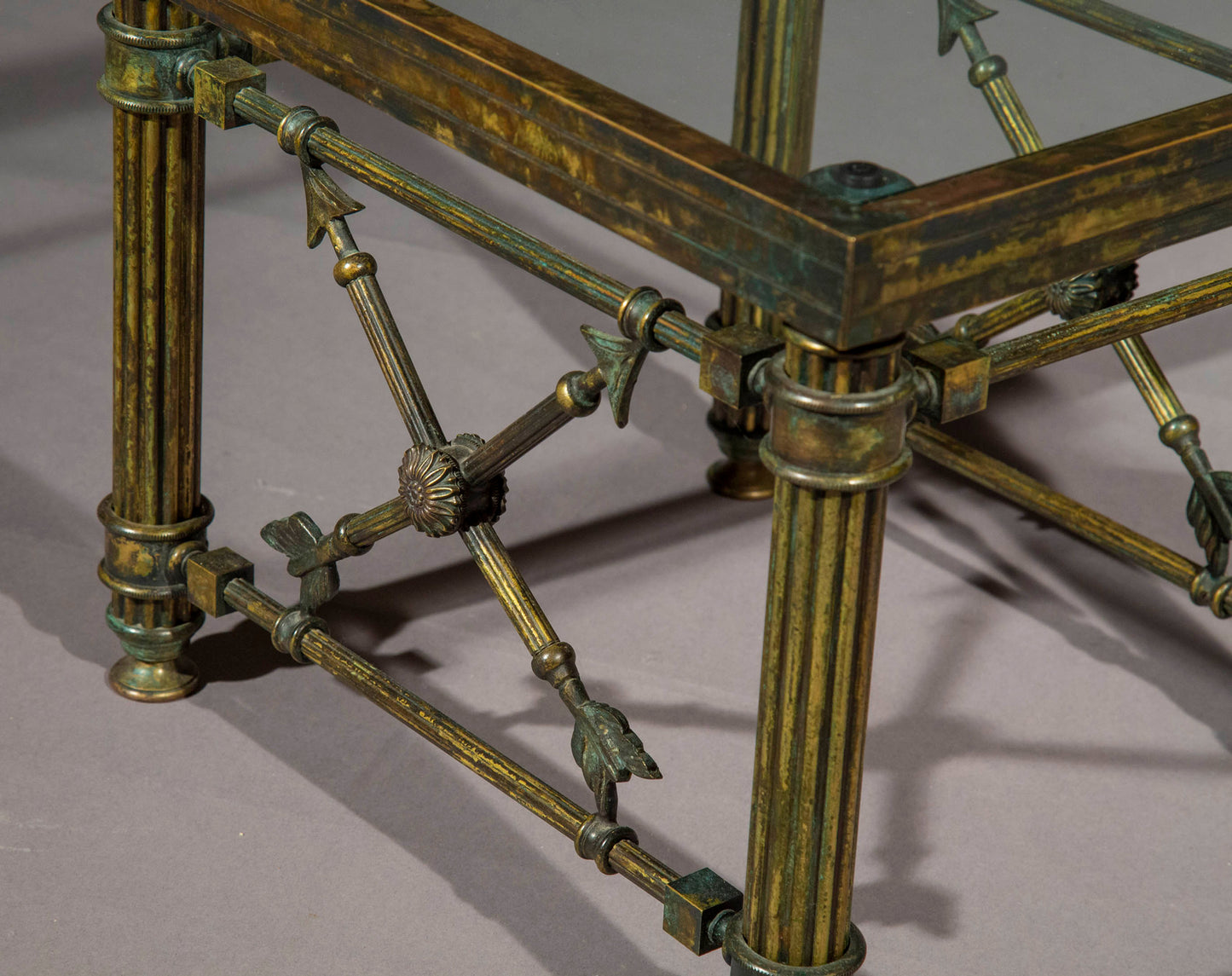 A Set of 'Pompeian' Bronze Cocktail Tables