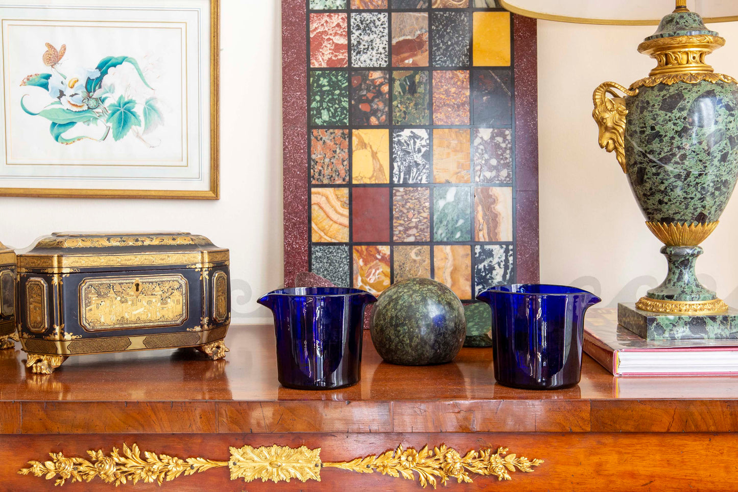 19th Century Chinese Export Lacquer Tea Caddy