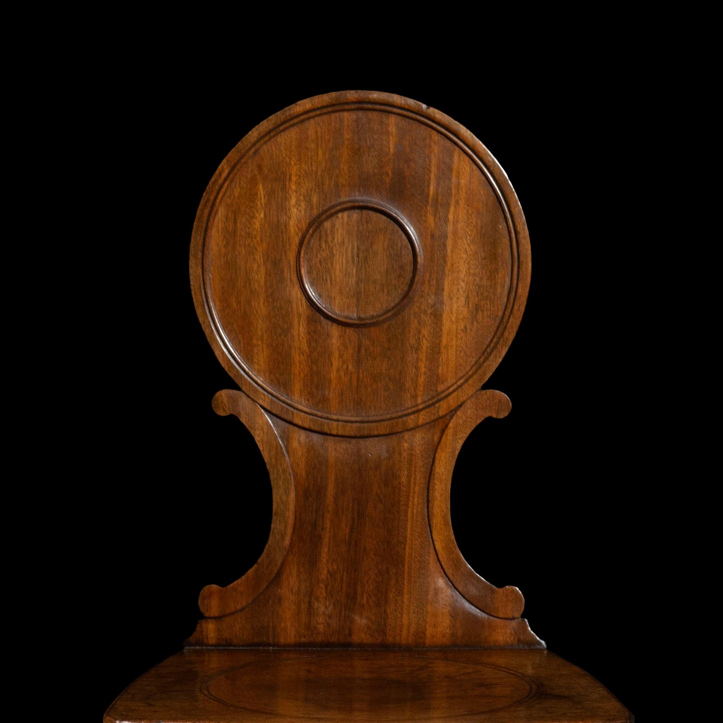 Pair of George III Chippendale Hall Chairs