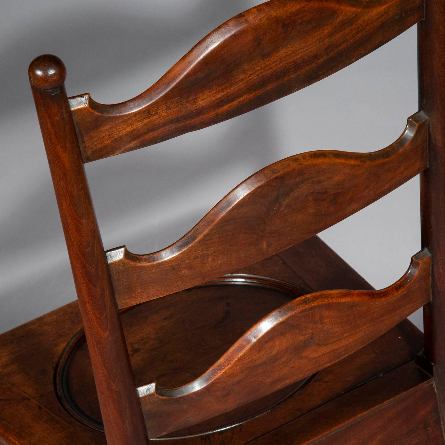 Pair of Early Georgian Walnut Hall Chairs