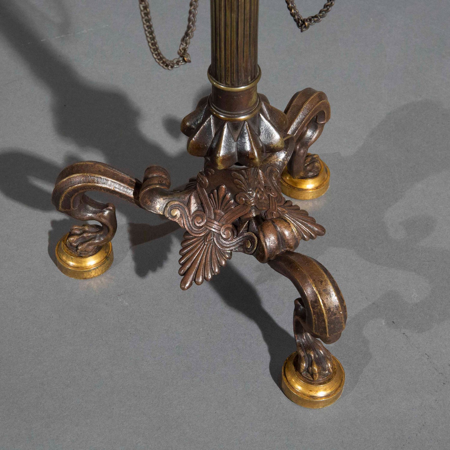 19th Century Bronze Etruscan Candelabrum