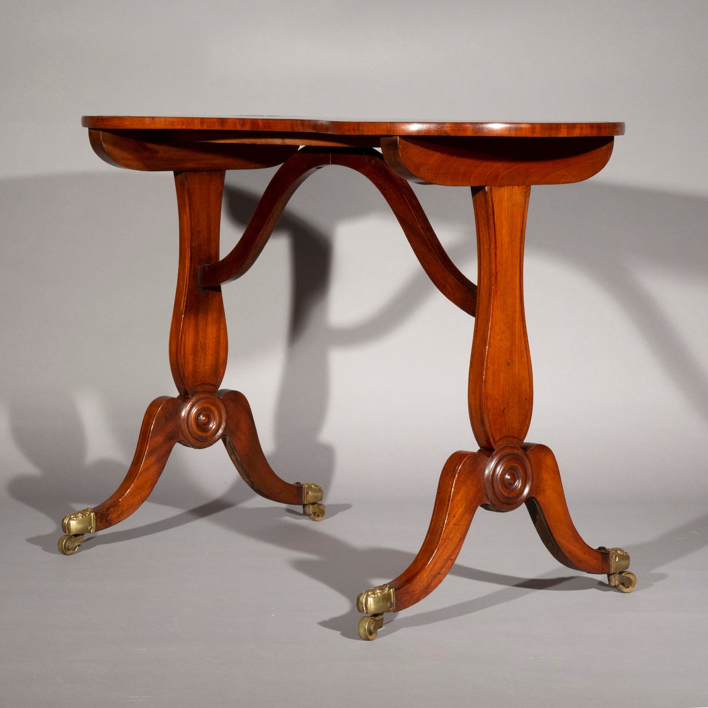 Regency Kidney Shaped Side Table or Writing Table