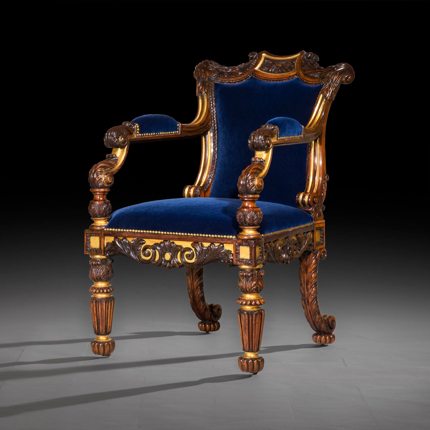 Superb Regency Armchair, attributed to Gillows