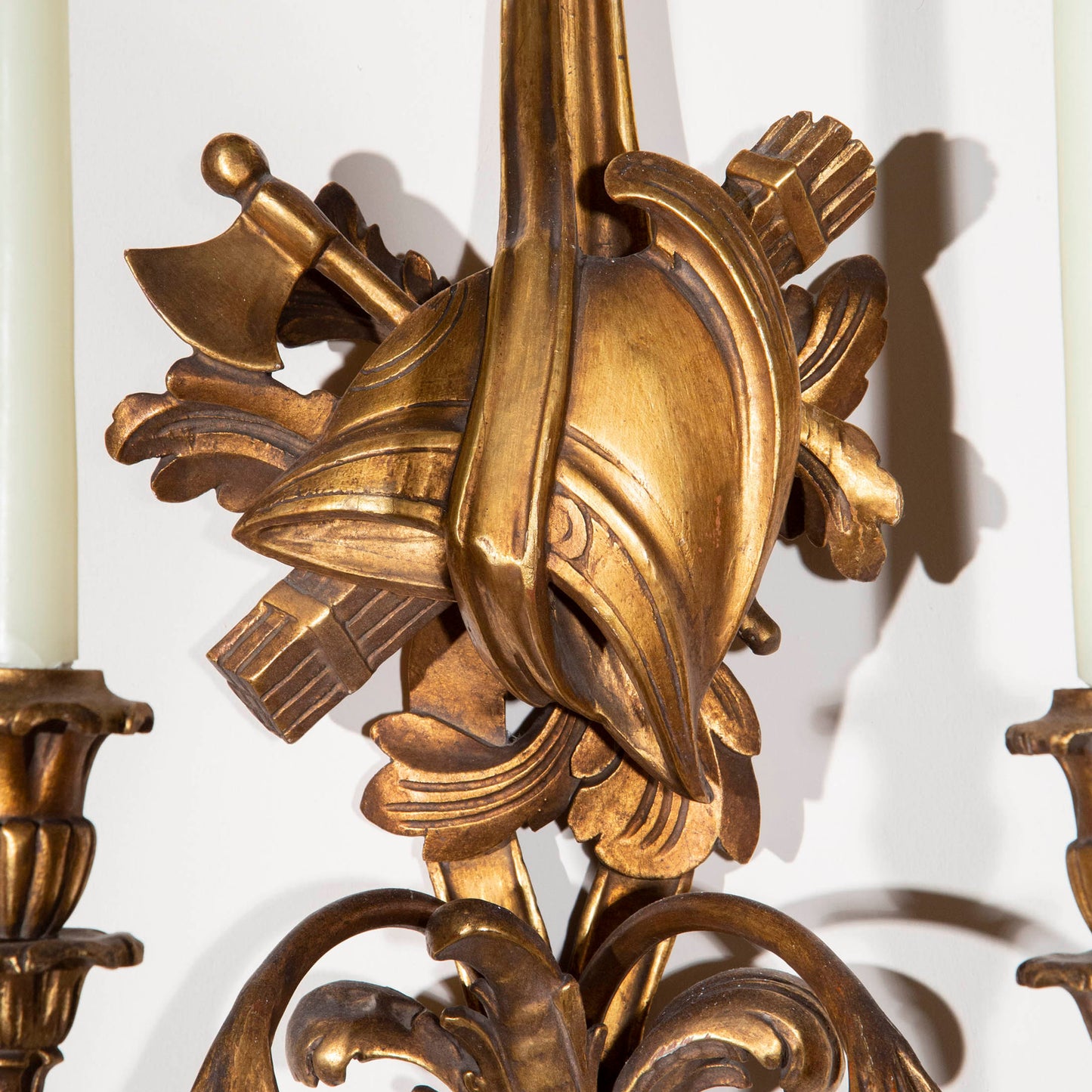 Pair of 19th Century Giltwood Wall Lights or Sconces