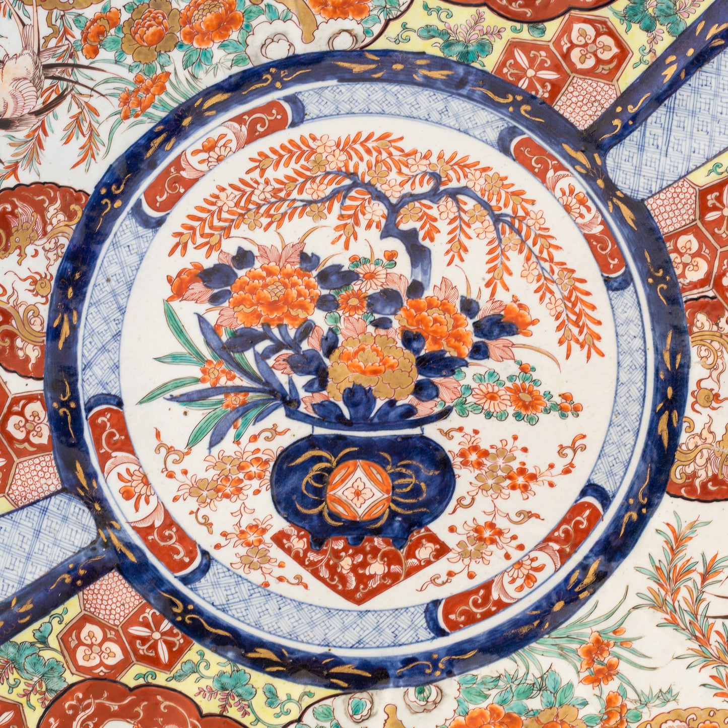 Massive Japanese Meiji Period Imari Dish