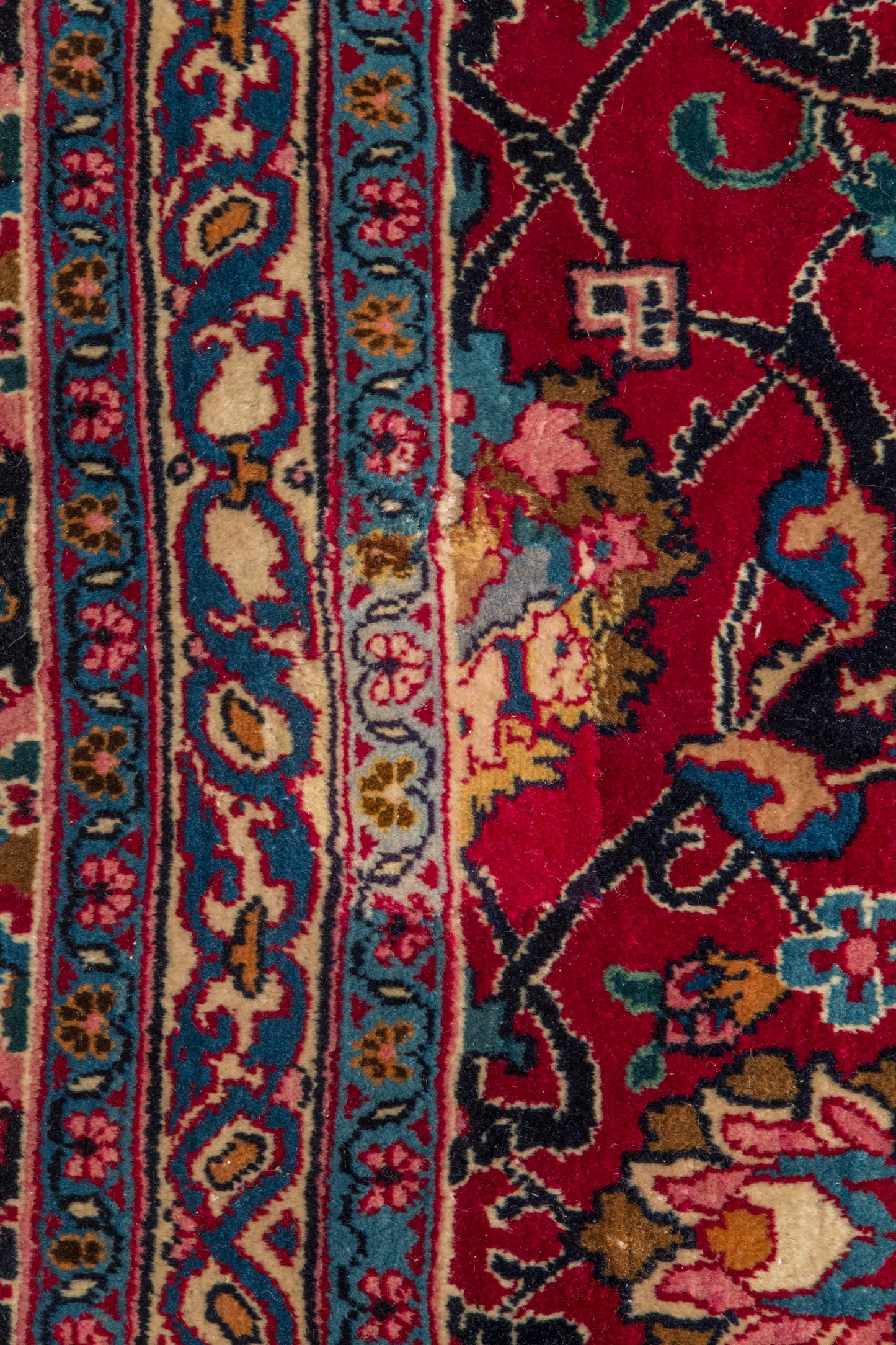 Large Antique Oriental Carpet