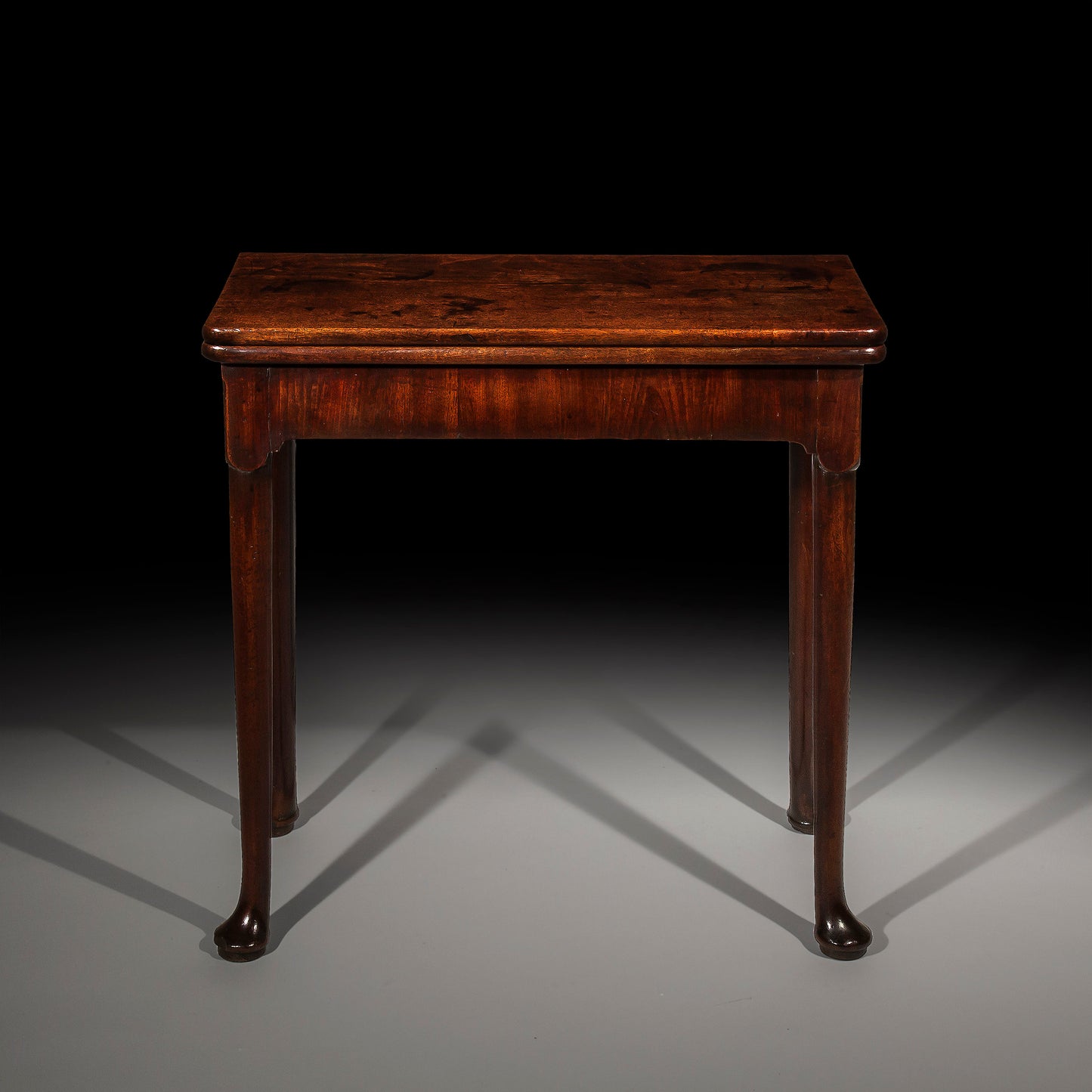 George II Walnut Card Table