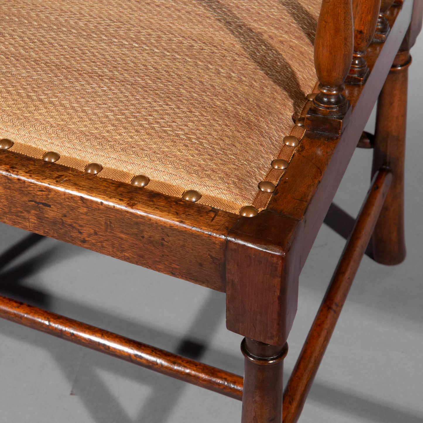 Unusual George III 'Gothick' Open Armchair