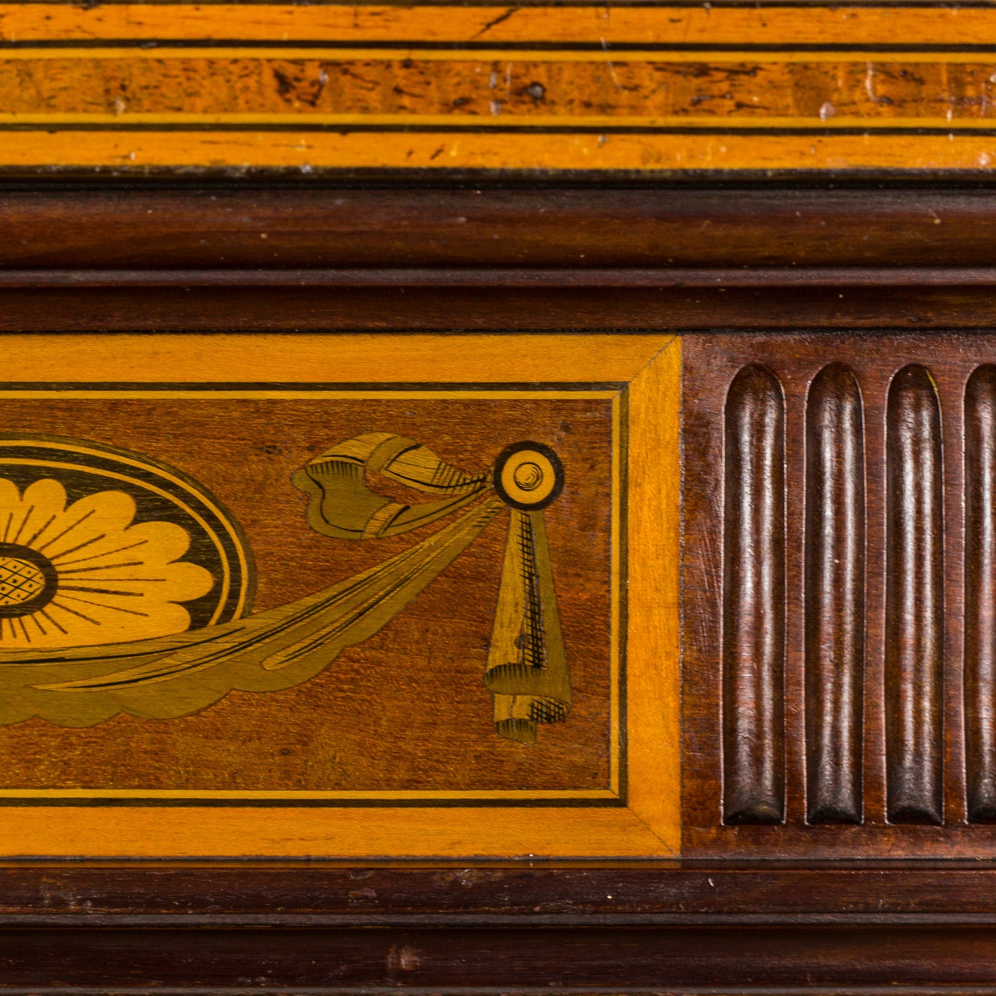 Exceptional Neoclassical Library Table by Howard & Sons