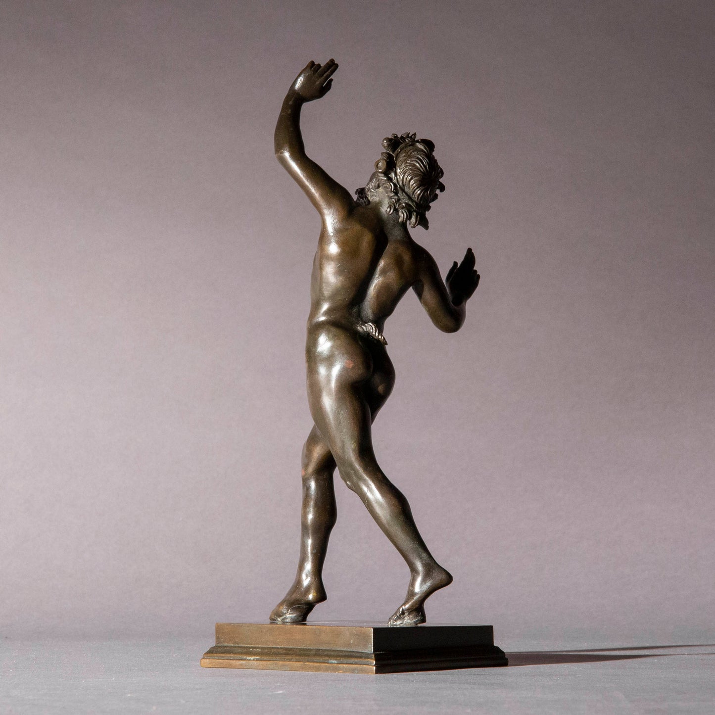 Grand Tour Bronze Dancing Faun of Pompeii