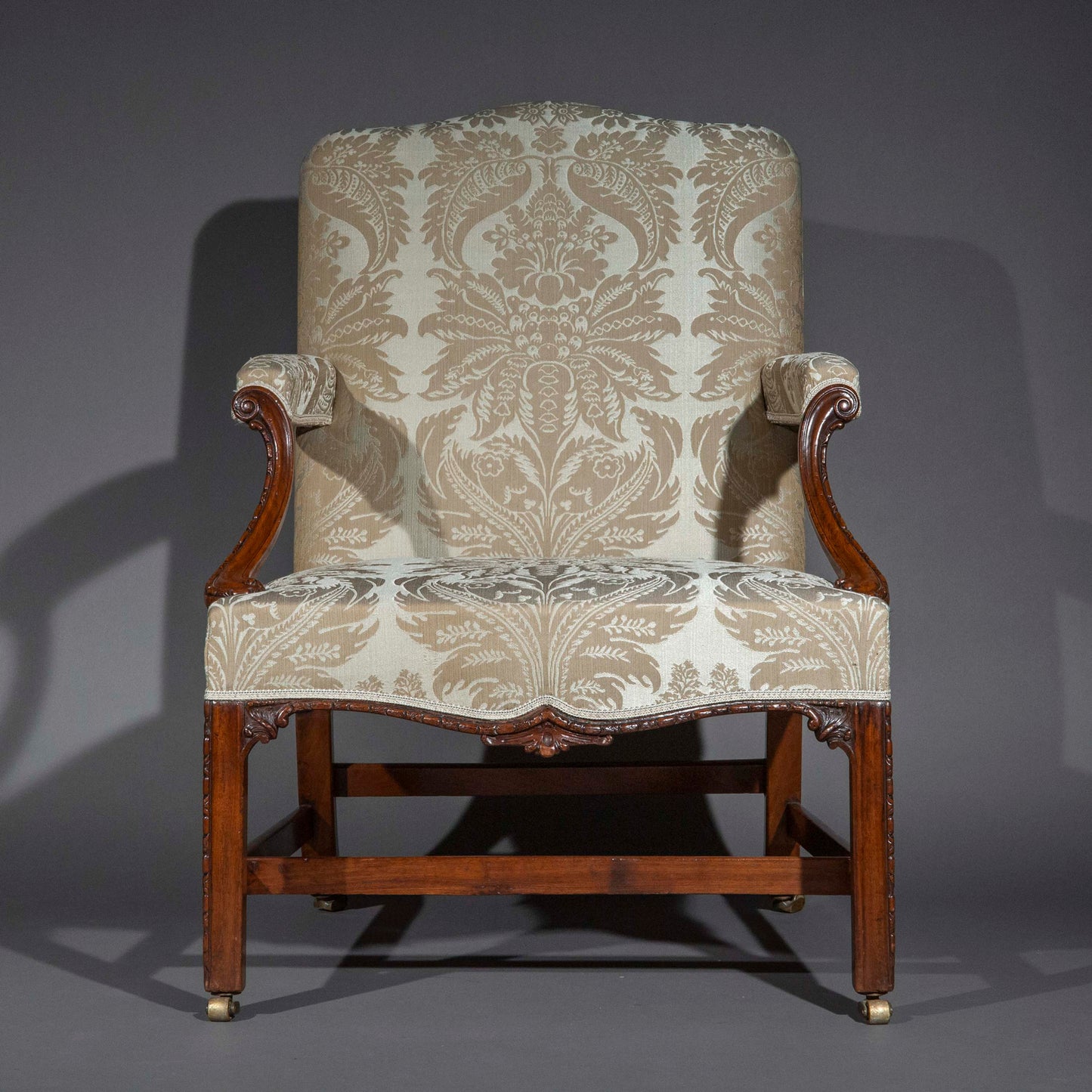Fine Chippendale Gainsborough Armchair