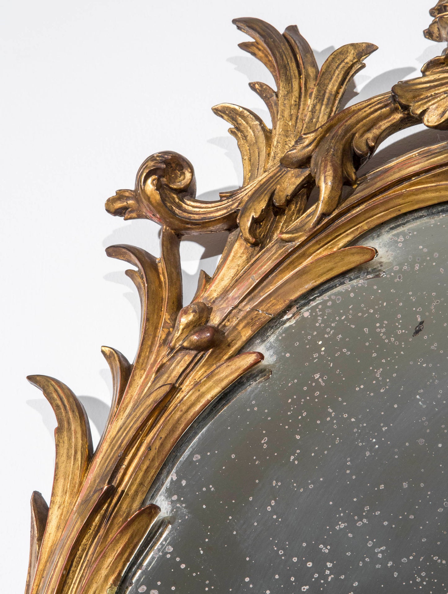 Antique Giltwood Mirror