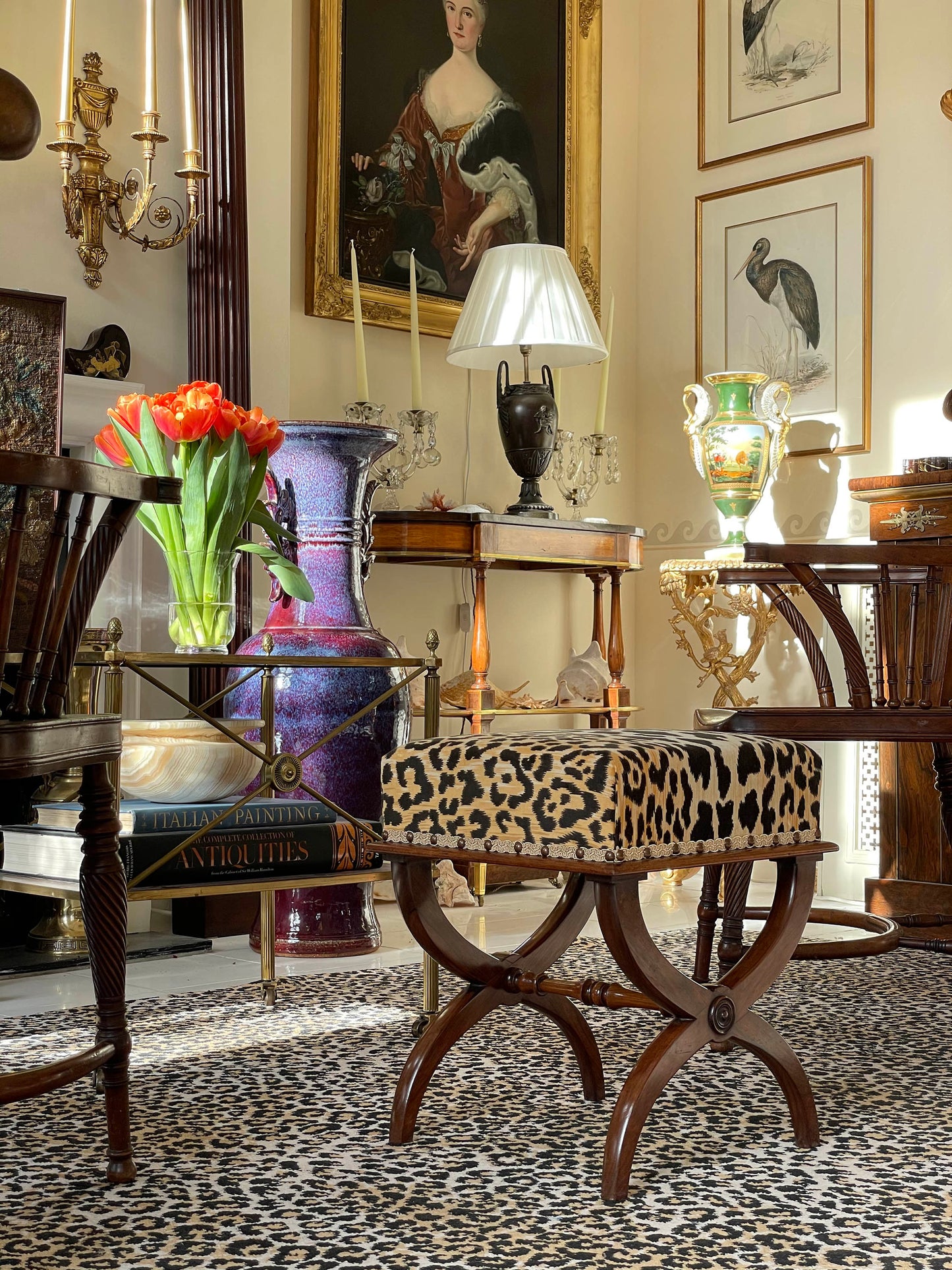 Early 19th Century Curule Stool