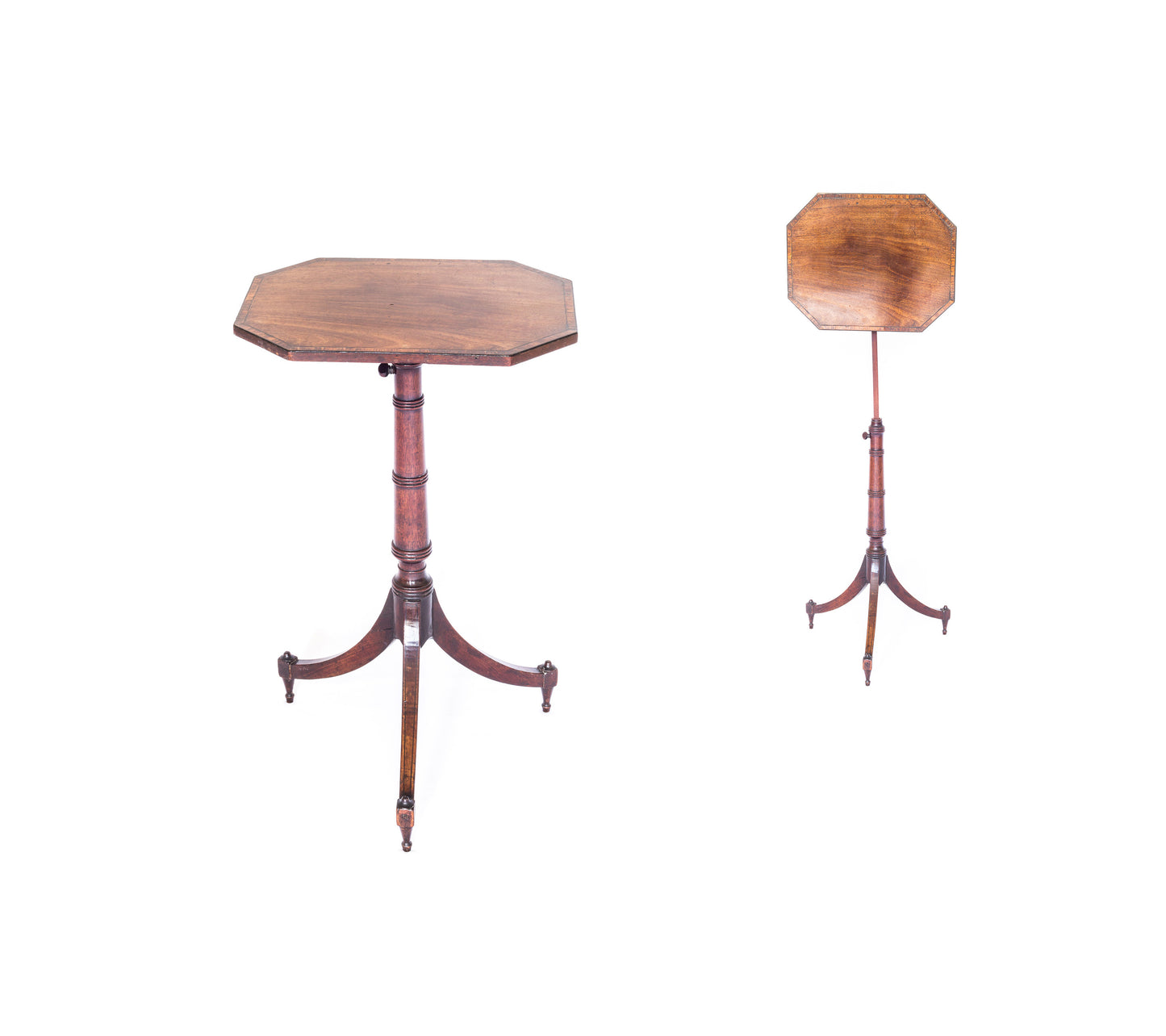 George III Mahogany Telescopic Table