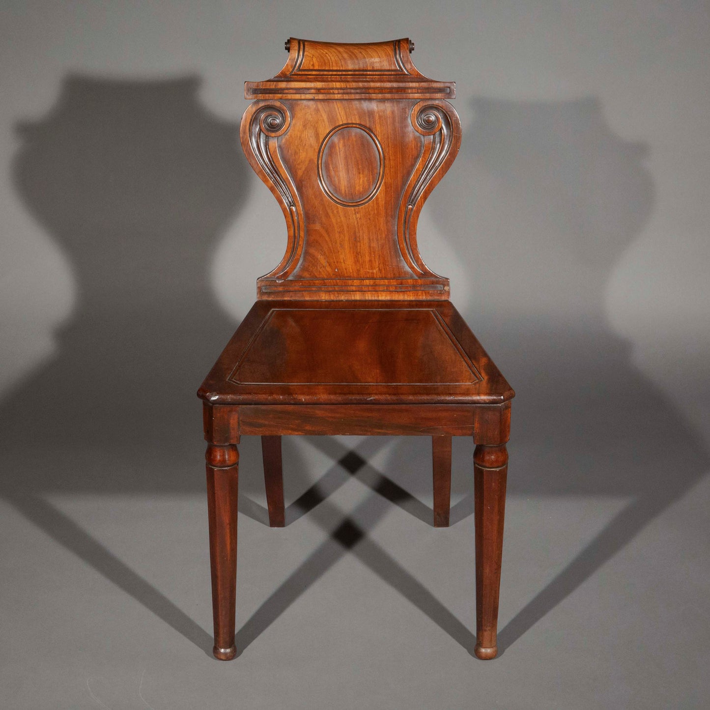 Regency Hall Chairs, attributed to Banting and France