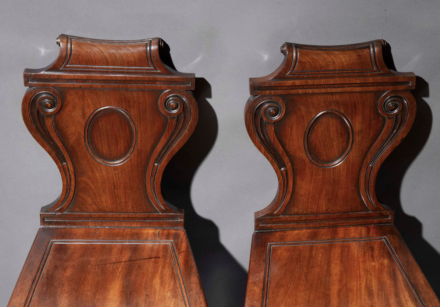 Regency Hall Chairs, attributed to Banting and France